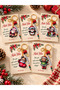 5 Pieces of Christmas Themed Handmade Keychain Bag Ornaments - 2