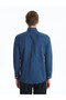 Ozmarka New Season Slim Fit Long Sleeve Dobby Men's Shirt - 4