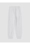 Peak New Season Gray Printed Girls' Thick Sweatsuit Set - 6