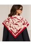 70X70 Women's Scarf – Floral Patterned Stylish Square Scarf, Silk-Look Satin Elegant Neck and Shoulder Accessory