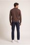 Men's Brown 6218 Polo Collar Thessaloniki Sweatshirt - 3