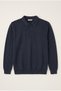 Men's Navy Blue 6218 Polo Collar Thessaloniki Sweatshirt - 4