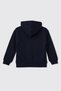 Boy's Hooded Navy Blue Sweatshirt - 2