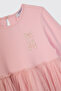 Baby Girl Knitted Pink Dress - 3