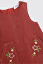 Baby Girl Velvet Rose Dress - 3