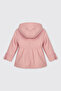 Baby Girl Hooded Pink Raincoat - 2