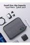 UGREEN Electronic Organizer, Double Layer Travel Gadget Bag compatible for USB Cable, SD Card, Hard Drive, Power Bank, Digital Camera, iPad Mini/Nintendo Swith Console/E-book or Tablet up to 7.9'' - 6