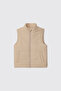 Boy's Ecru Micro Vest