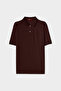 Ds Damat Regular Fit Fit 100% Cotton Long Lasting Non-Curling Polo Collar Embroidered T-Shirt - 5