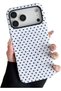ZTOFERA for iPhone 17 Pro Max Case Fit for MagSafe, Dots Pattern-White