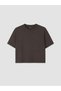 Two Mt Shop Quality Soulife Brown Plain Loose & Baggy Short Sleeve Women's T-Shirt