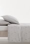 Leeds 100% Cotton Double Duvet Cover Set - Beige - 4