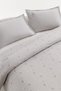 Leeds 100% Cotton Double Duvet Cover Set - Beige - 3