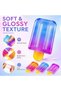 3pcs ice Cream Squeeze Toys Set–Soft Dough Squishy Fidget Toys,Mini Colorful Sensory Squeeze Cubes for Relaxation&Focus,Perfect for Classroom Prizes&Party Favors (Multicolor, 3.4in) - 6