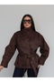 Suede Waist Drawstring Jacket - 6