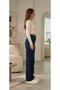 Christian Women's Dark Blue Palazzo Wide Leg Super High Waist Jean Trousers - 3