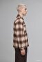 Boxy Fit Plaid Lumberjack Long Sleeve Double Pocket Shirt H9799Ax26Wn - 3