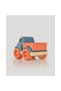 Miniature Turntable with Sound and Light, Orange Case, 14 cm Toy Turntable That Supports Sensory Development - 6
