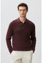 Bordo Polo Yaka Kazak