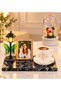 Tree of Life with Photo Led Street Lamp Porcelain Coffee Cup and Couple Holding Heart with Led Light