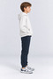 Boy's Jogger Sweatpants Black Navy Blue Beige Gray Ak55010 - 3