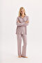 Bamboo Long Sleeve Buttoned Maternity Pajama Set 30206-30207-30216 - 2