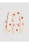 Two Mt Shop Quality Lcw Kids Ecru 3 Thread Raster Printed Loose & Baggy Girls' Sweatshirt - 2
