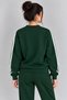 Women's Striped Detail Circular Neck Sweatshirt - 2