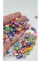 Ataturk Model Fimo Colored Infinity Sign Jewelry Beads 100 Pieces