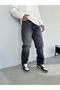 Men's Dark Smoked Baggy Jean Pants - 2