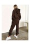 Women's Oversize Hooded Rubberized Legging Track Suit - 2