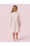 Girls Pink Floral Print Casual Dress - 4