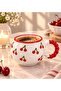 Led Street Light Cherry Cup and Set of 5 Scented Colorful Macaron Candles - 2