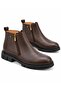 Men's Genuine Leather Double Zipper Winter Thick Sole Boots Hs500 - 3