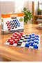 32 Shot Glass Checkers Game Set – Fun Tabletop Strategy Game, Shot Glass Checkers Set, Friend Groups, Party Social Event Gift Accessory