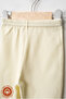 Unisex Baby 100% Cotton Chick Embroidered 0-6 Months Baby Pants with Booties - 2