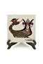 Mardin Şahmeran Printed Wooden Tabletop 10X10 1G-Ş4M - 2