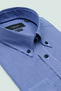 Matteo Non Iron Poplin 100% Cotton Comfort Fit Navy Blue Button-Down Collar Men's Checkered Shirt
