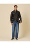 Men Black Plain PU Biker Jacket - 2