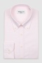 Bb Club Mike Oxford 100% Cotton Regular Fit Pink Button-Down Collar Men's Striped Shirt - 2