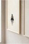 Set of 2 Zen Stone and Bamboo Wood Framed Mdf Paintings - Japandi Stone and Water Bathroom Decor Huhu3273 - Set of Two Paintings Natural Wood Frame - 3