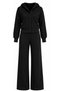 Hooded Button Detailed Thessaloniki Fabric Cardigan Set - 2