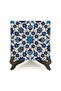 Ottoman Tile Pattern Printed Wooden Tabletop 10X10 1G-Çinirpc18 - 2