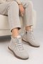Terra Furry Hidden Heel Women's Sneakers Boots - 4