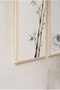 2-Piece Bamboo and Lotus Wood Framed Mdf Painting Set - Japandi Stone and Water Bathroom Decor Huhu3274 - Double Painting Set Natural Wood Frame - 3