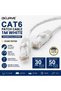 Cat6 Ethernet Patch Cable 1M White, 24AWG Full Copper, Fluke Tested RJ45 LAN Cable, Bulk Pack of 30 PCS - 3