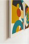 2-Piece Arch and Leaf White Wooden Framed Mdf Living Room Painting Set Huhu3310 - Double Painting Set White Frame - 3