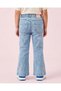 Girls Light Wash Flare Fit Jeggings - 4