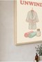 Unwind Bathrobe and Towel Wooden Framed Mdf Sign - Vintage Bathroom Sign Bathroom Decor Huhu3254 - Single Sign Natural Wood Frame - 3