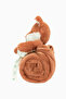 Plush Baby Blanket with Fox Figure 70 cm - 5